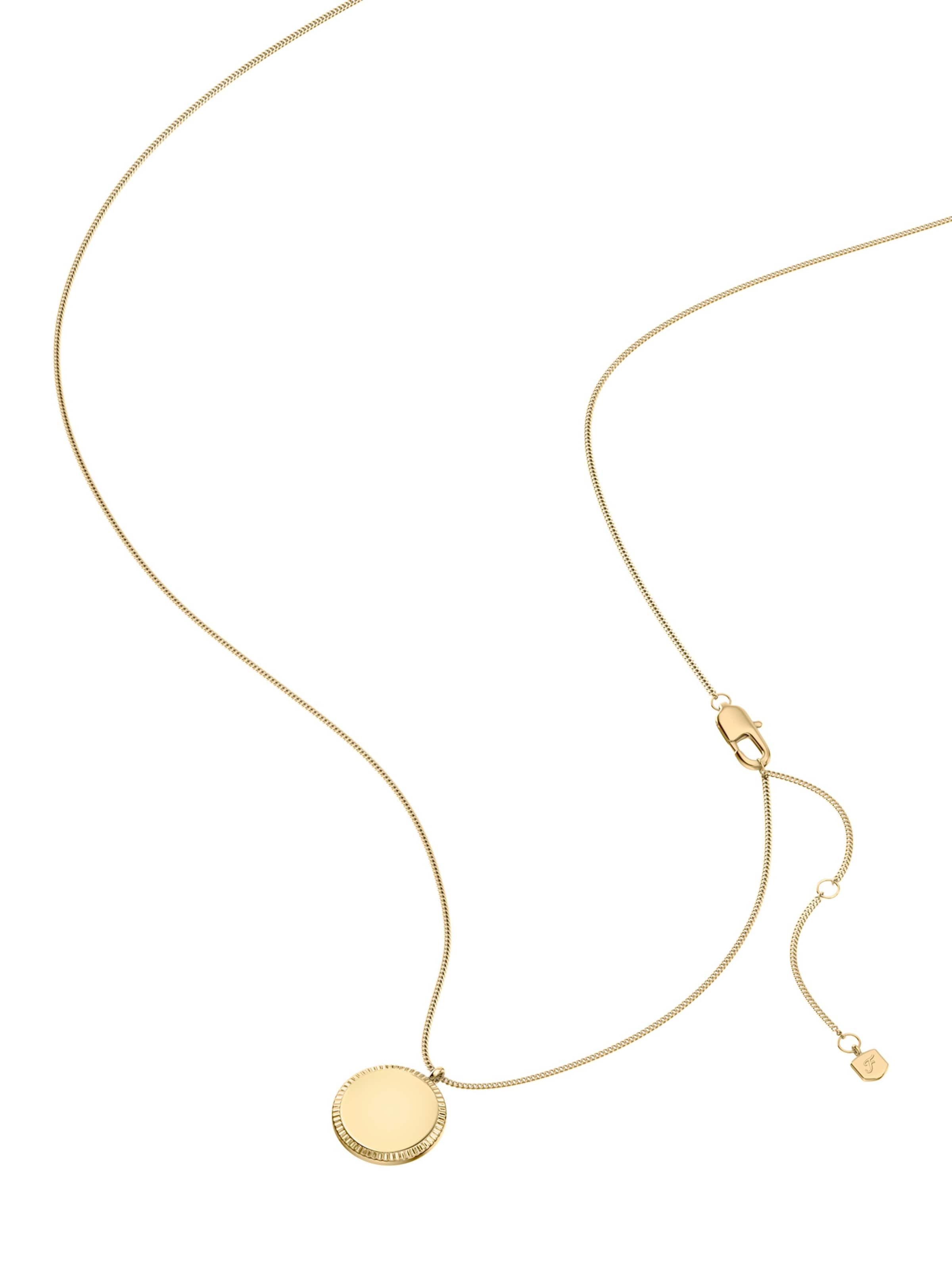 FOSSIL - Colar 'Ellis' em ouro