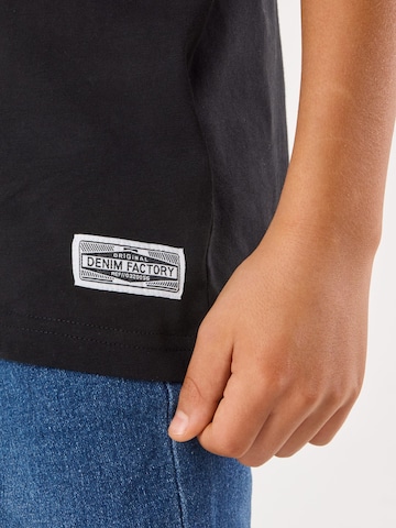Denim Factory - Camiseta 'San Diego' en negro