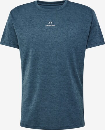 T-Shirt fonctionnel 'PACE' Newline en bleu : devant