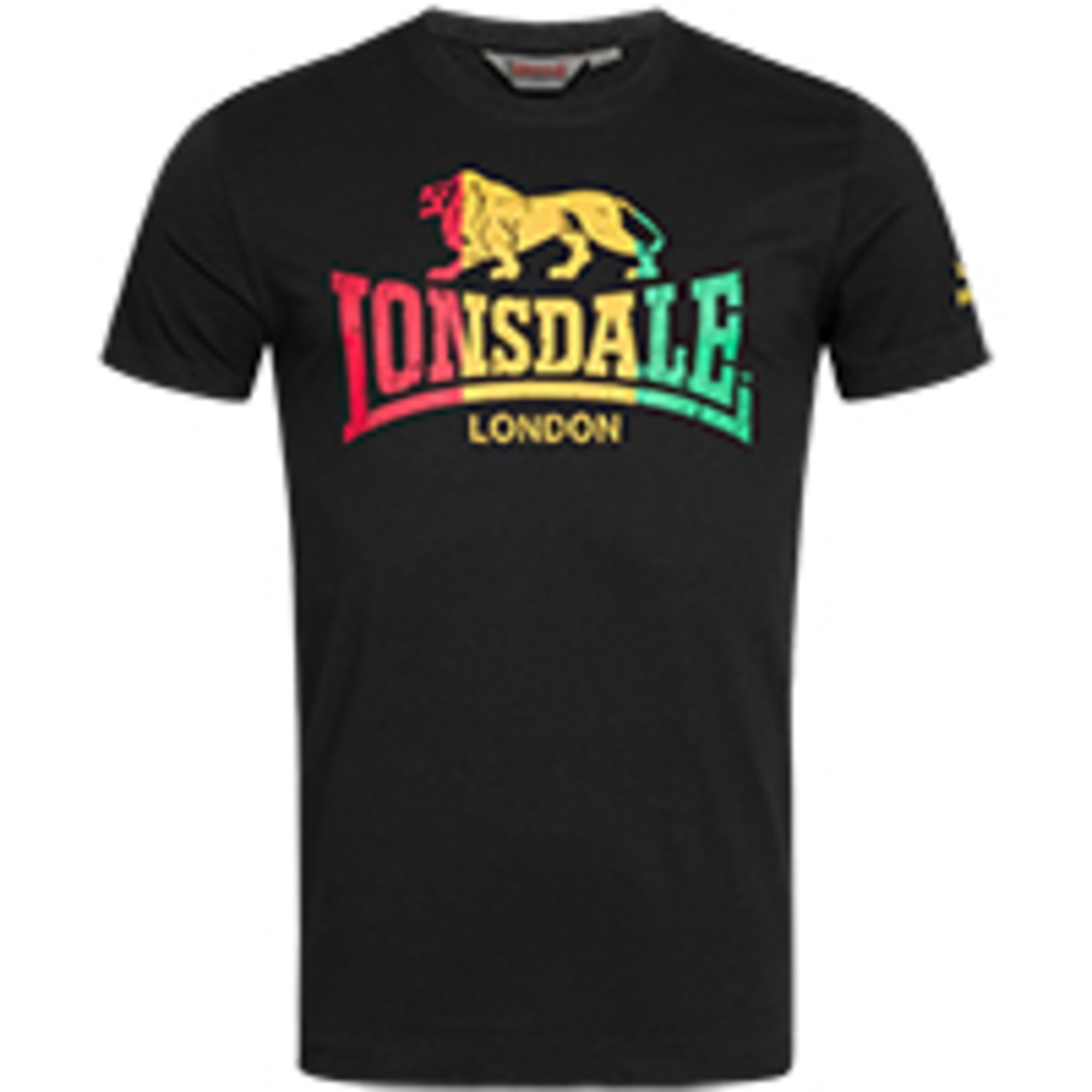 LONSDALE Тениска 'Freedom' в черно: отпред