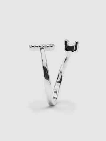 Anello 'Alphabet R' di Luxenter in argento