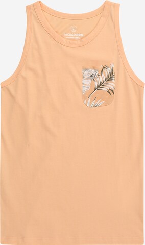 Jack & Jones Junior T-shirt 'CHILL' i orange: framsida