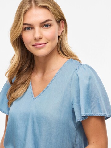 VILA Bluse 'VIBista' i blå