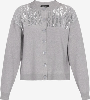 Cardigan usha BLACK LABEL en gris : devant