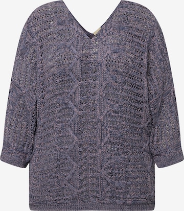 Ulla Popken Sweater in Blue: front