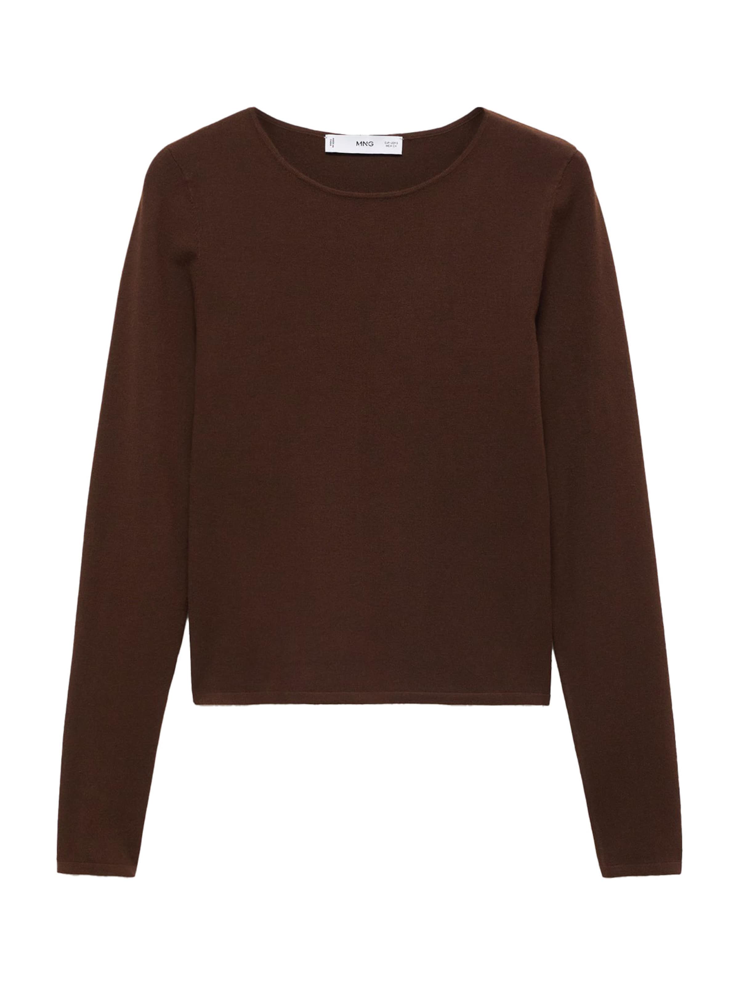 Tricou 'RIRA' de la MANGO pe maro: față