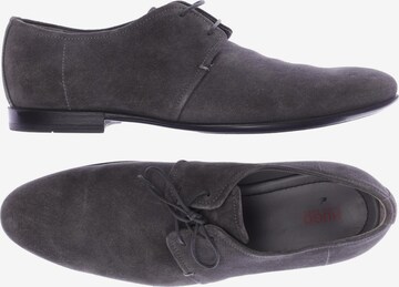 HUGO Flats & Loafers in 43 in Grey: front
