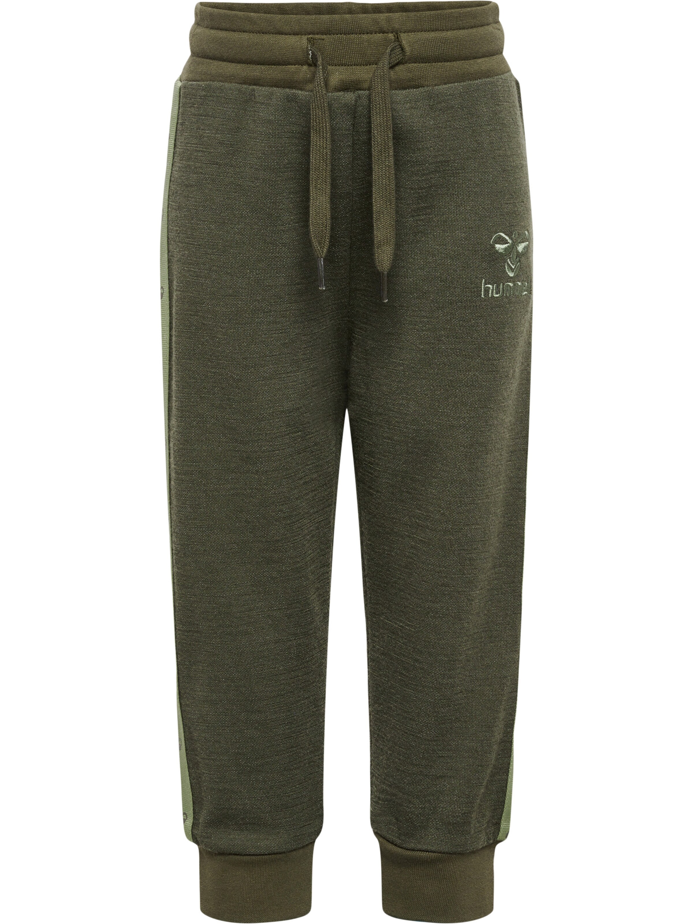 Hummel Tapered Sportsbukser i grøn: forside