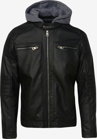 KOROSHI Демисезонная куртка в Черный: спереди