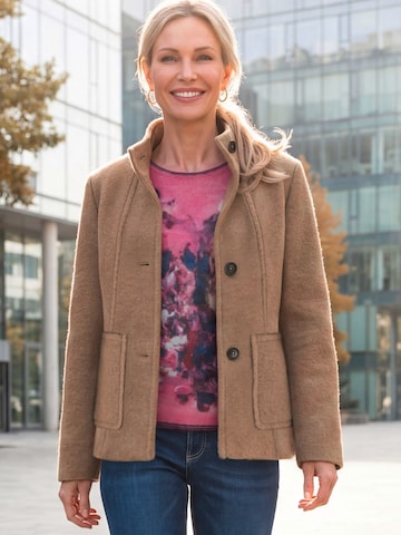 Goldner Jacke in Beige: Vorderseite