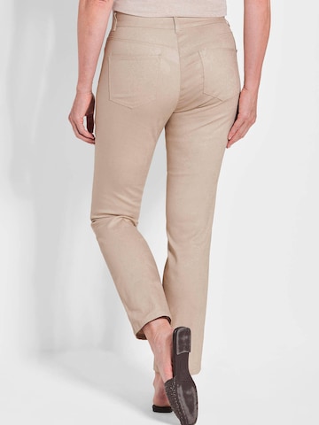 Goldner Regular Broek 'Carla' in Beige