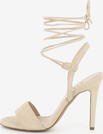 EVITA Damen Sandalette EVA in Beige: Vorderseite