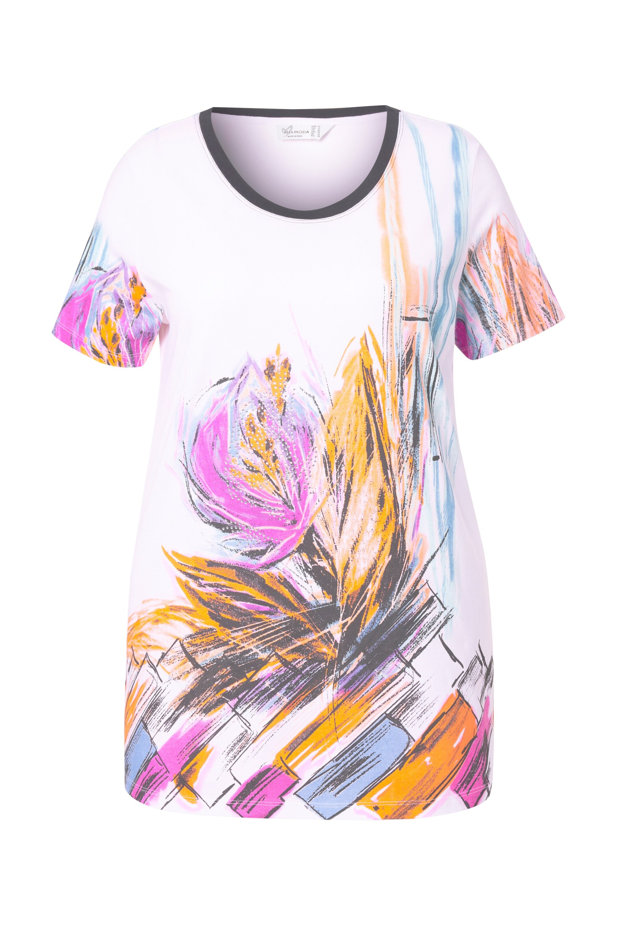 MIAMODA Shirt in Oranje: voorkant