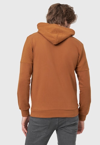 INDICODE JEANS Sweatshirt 'Franz' in Bruin