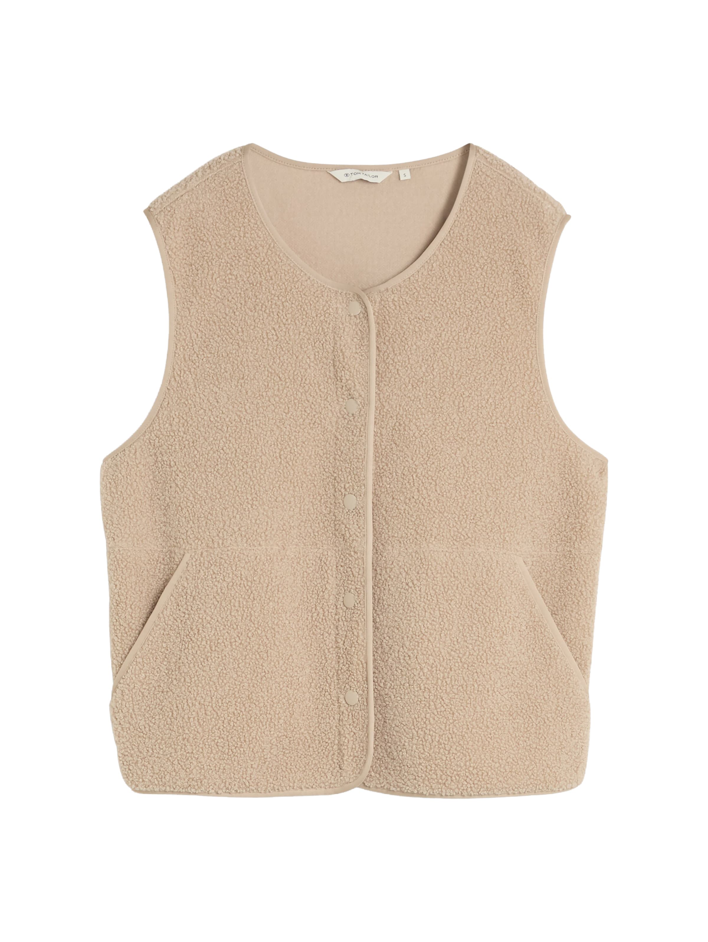 TOM TAILOR Bodywarmer in Bruin: voorkant