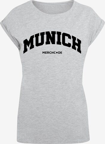 Maglietta 'Munich' di Merchcode in grigio: frontale