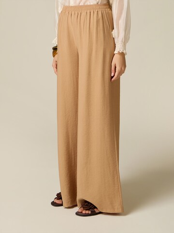 Baggy Pantaloni di oltre in beige