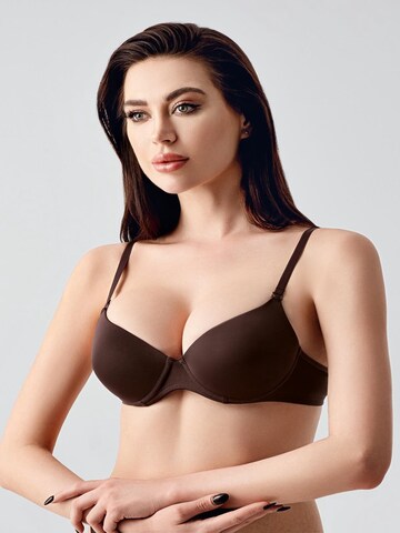 C&City Push-up BH in Braun