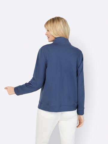 Sweat-shirt heine en bleu