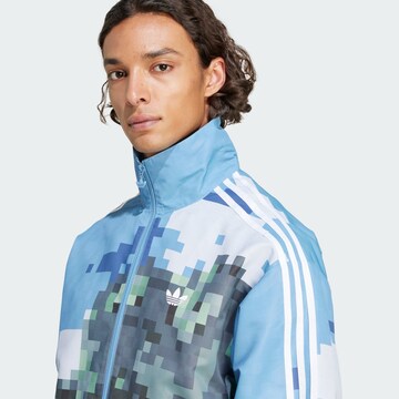 Geacă de primăvară-toamnă 'Adidas Originals x Minecraft' de la ADIDAS ORIGINALS pe albastru