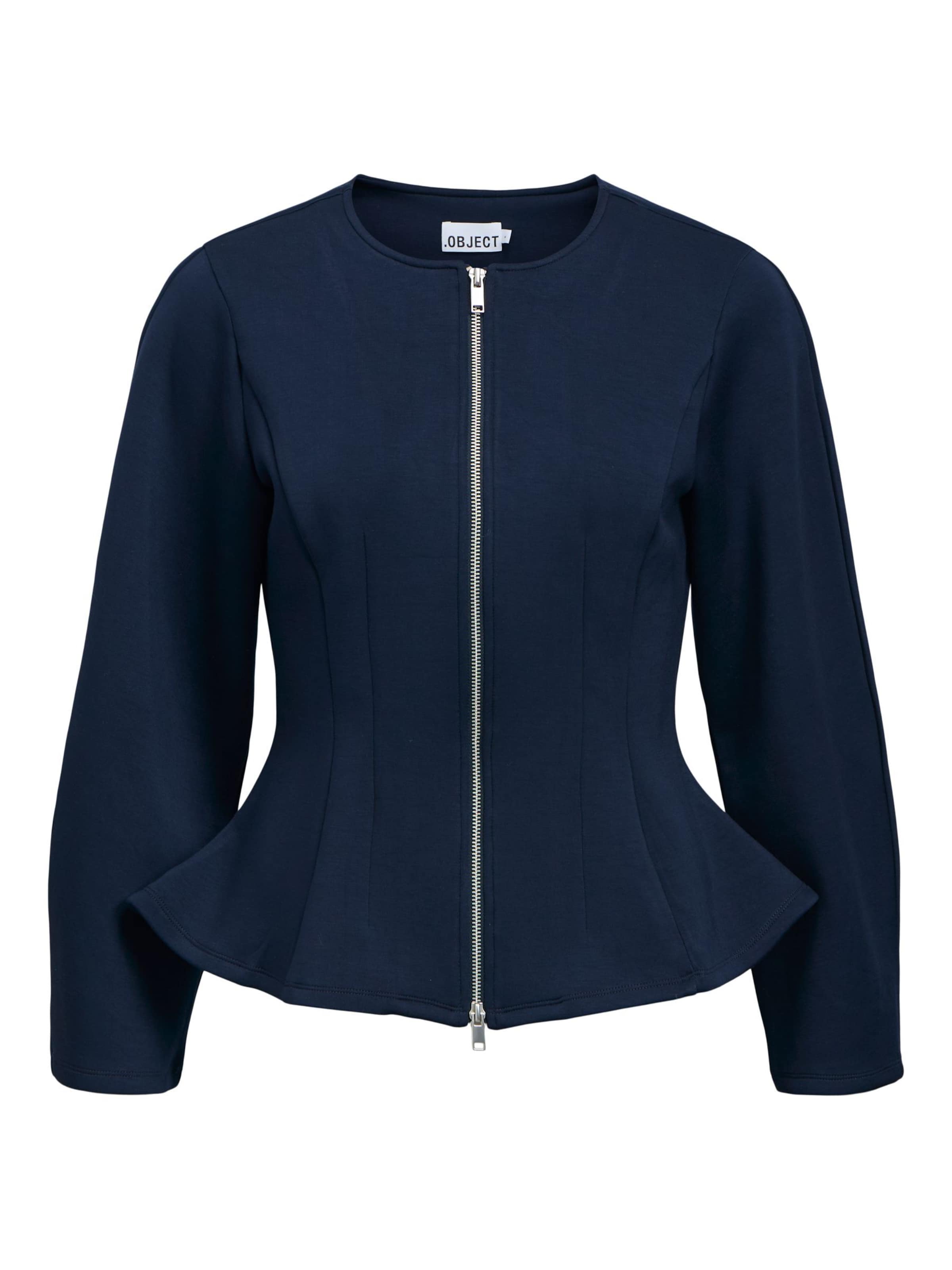 Veste de survêtement 'OBJDorina' OBJECT en bleu : devant