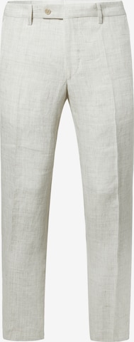 Baldessarini Regular Pleated Pants ' Massa-1 ' in Grey: front