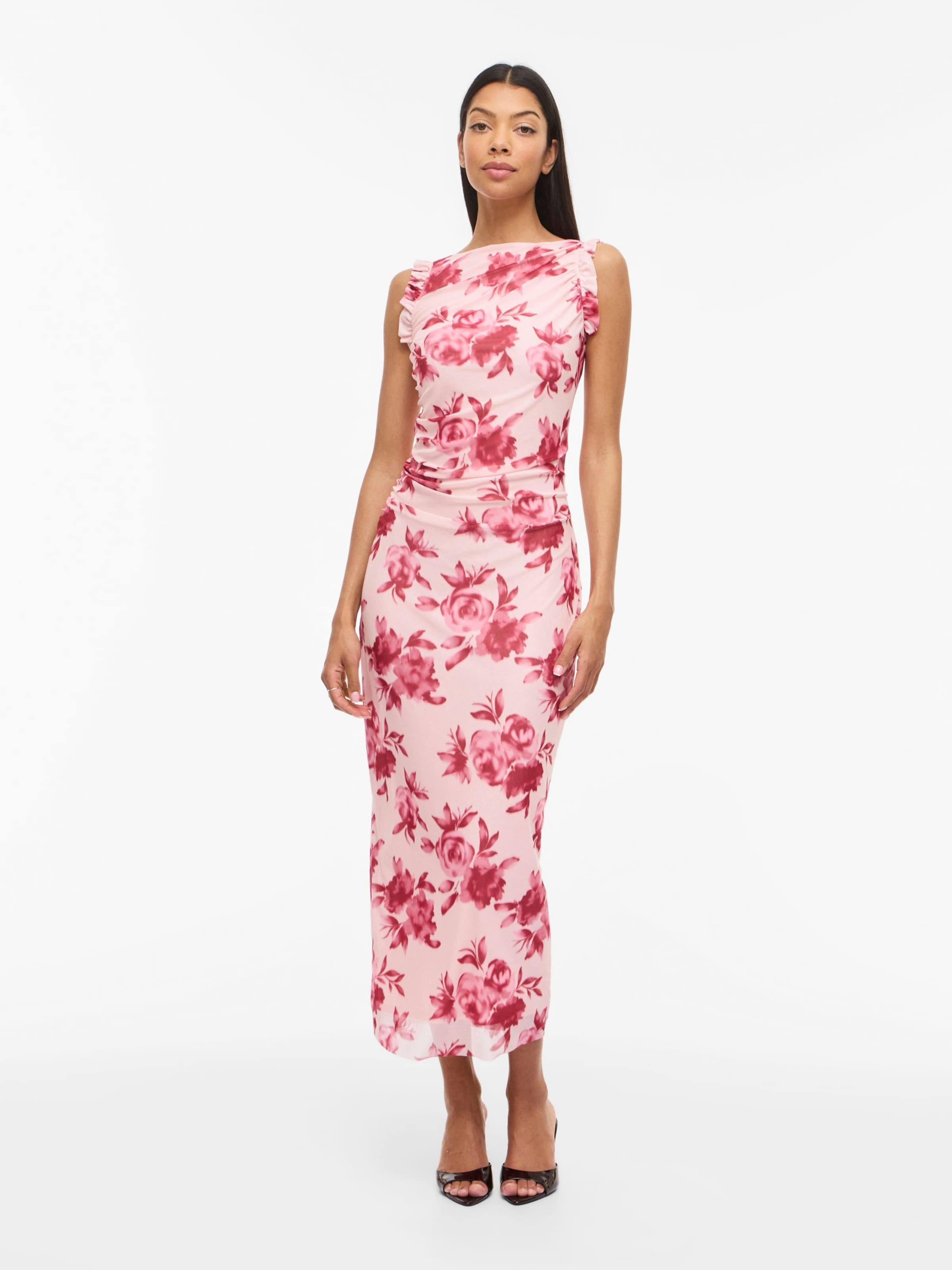 VILA Dress in Pink: front