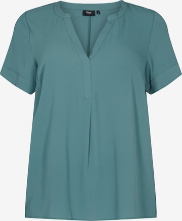 Zizzi Blouse 'Vanni' in Green: front