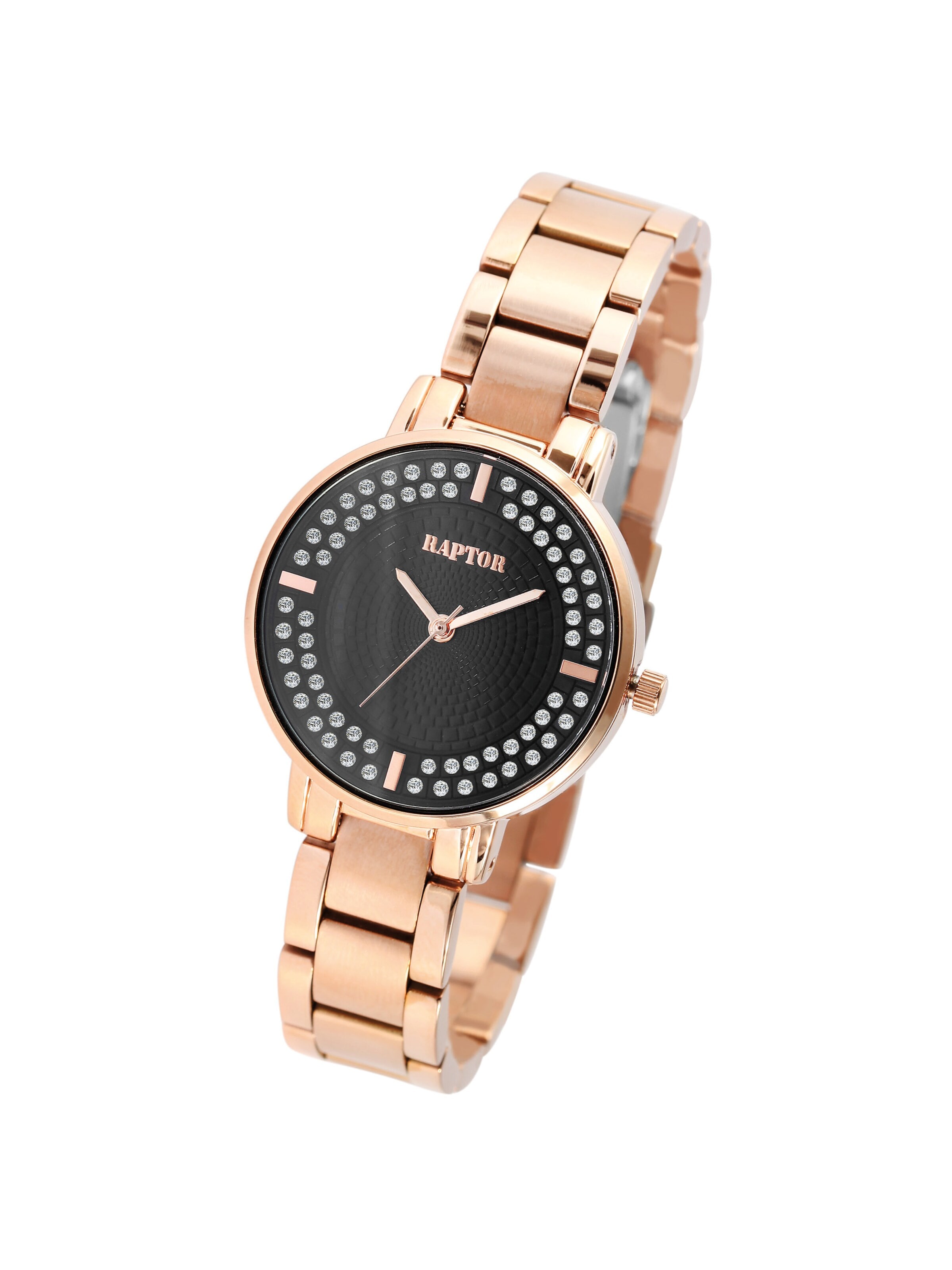Raptor Analog Watch 'Nahida, 3 ATM' in Gold: front