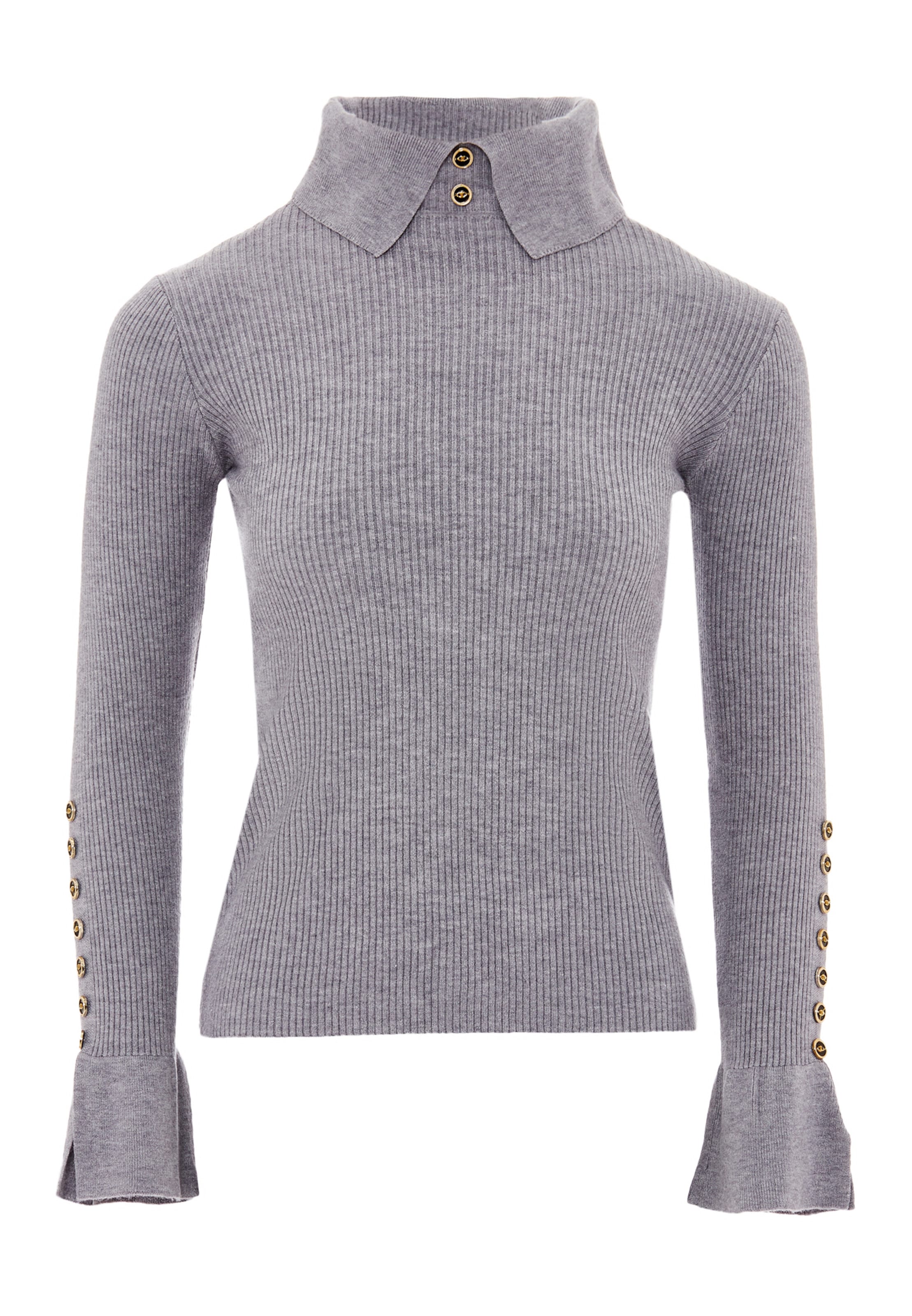 caissa - Pullover em cinzento: frente