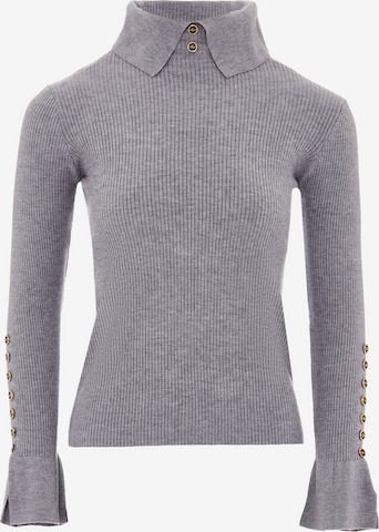 Pull-over caissa en gris : devant