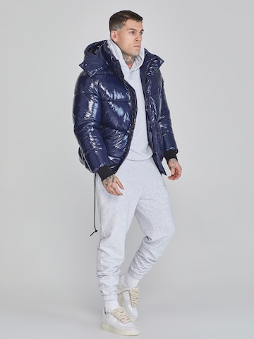 SikSilk Winterjas in Blauw