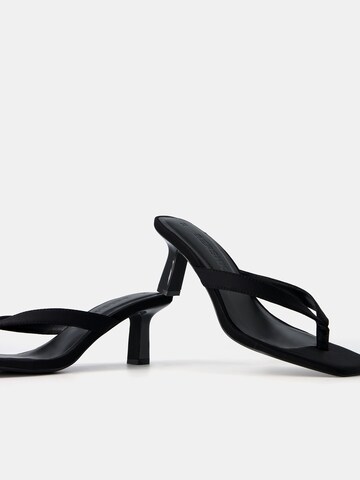 Bershka Sandals in Black