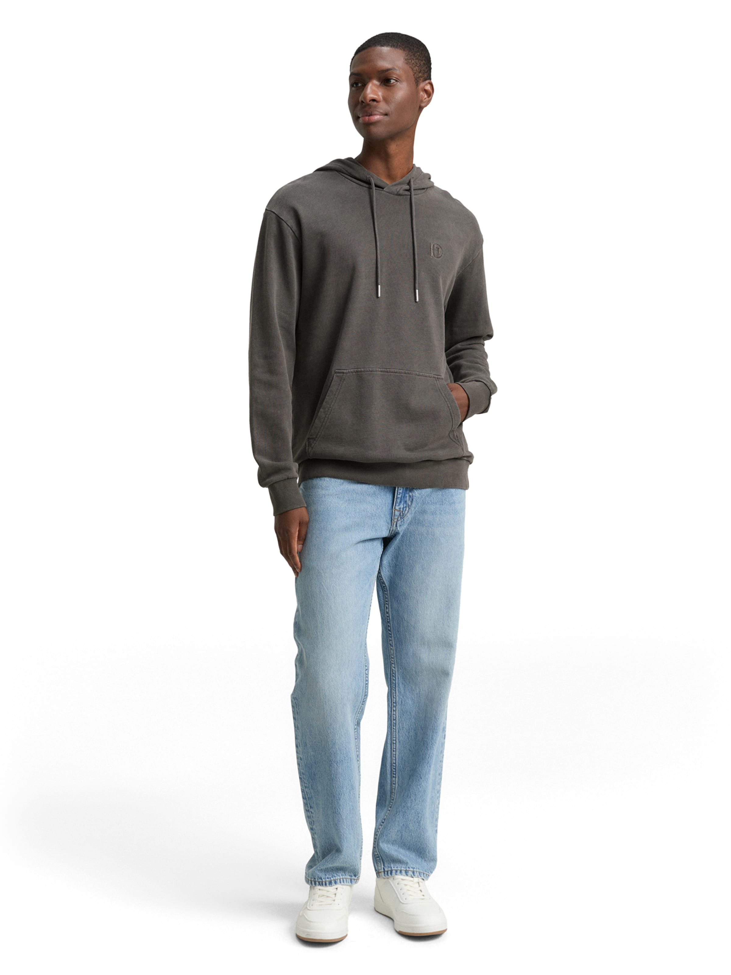 TOM TAILOR DENIM Свитшот в Черный