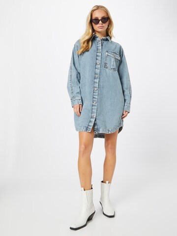 River Island Shirt dress in Blue