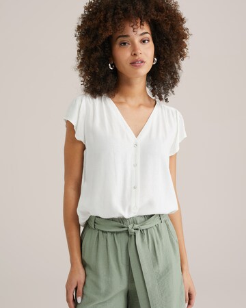 WE Fashion Bluse in Weiß: Vorderseite