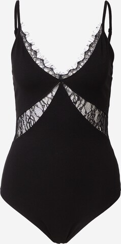 Guido Maria Kretschmer Women - Camisa body 'Nola' em preto: frente