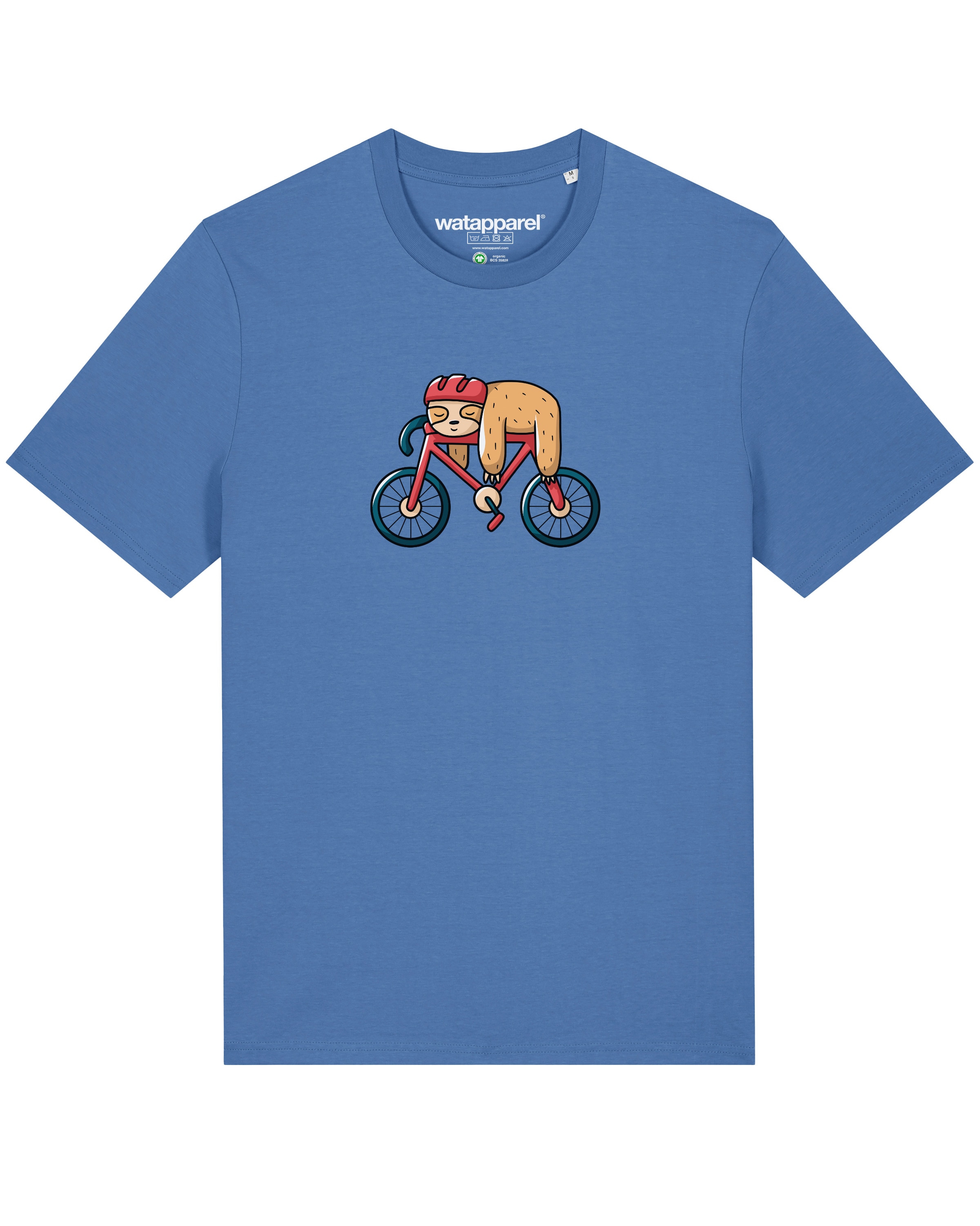 Watapparel Shirt 'Sloth' in Blau: Vorderseite