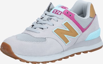 Sneaker bassa di new balance in grigio: frontale