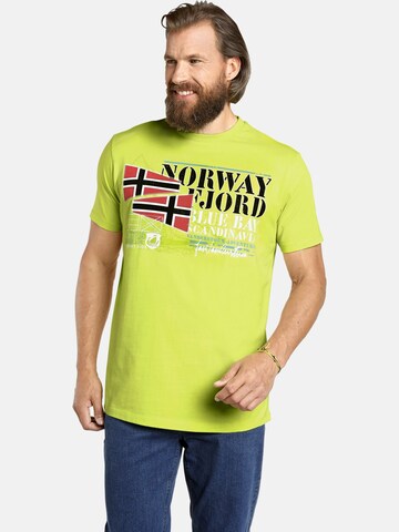 Jan Vanderstorm T-Shirt 'Sigvard' in Grün: predná strana