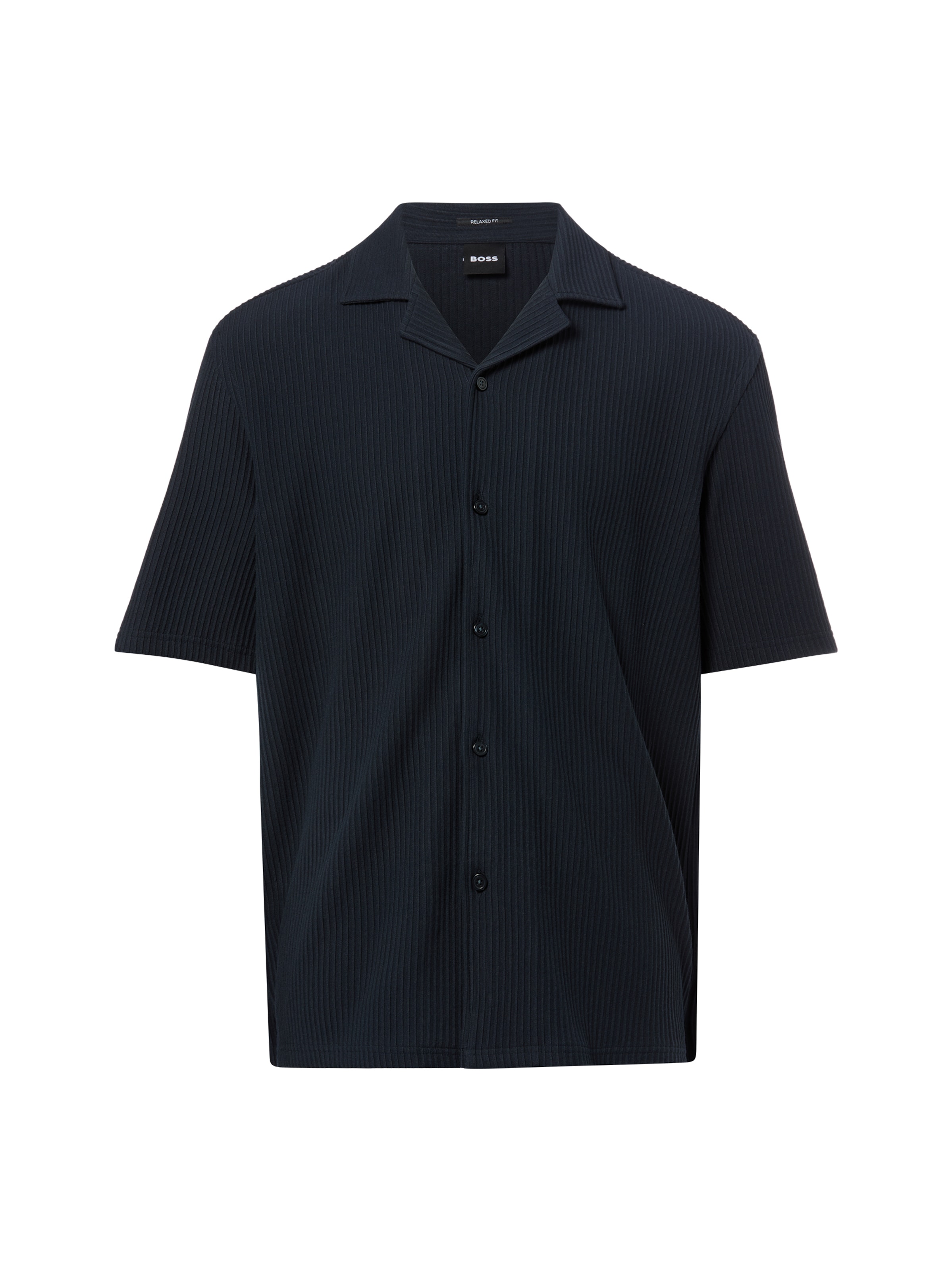 BOSS Comfort fit Button Up Shirt in Blue: front