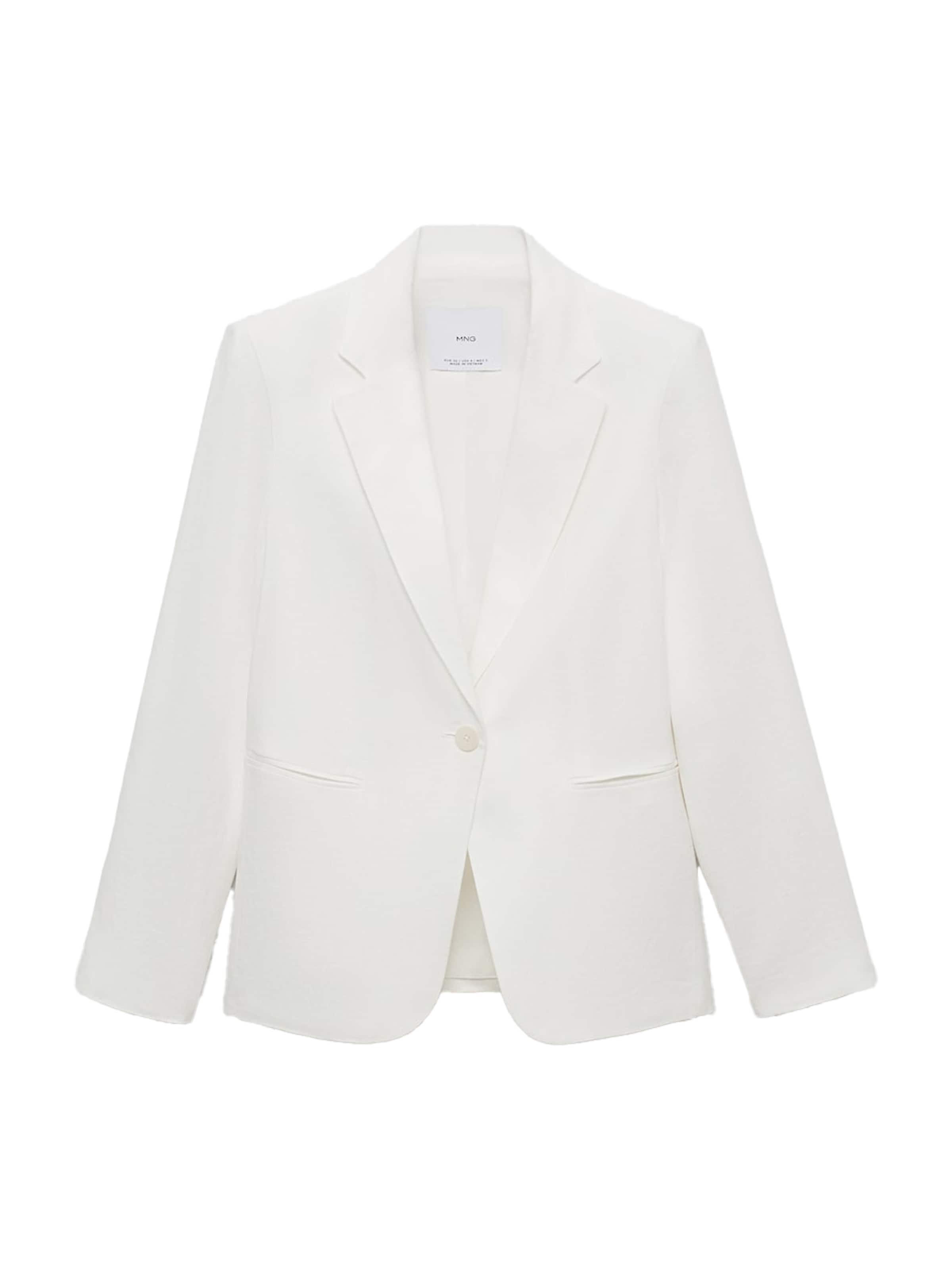 MANGO Blejzer 'Boreli' - Biela: predná strana