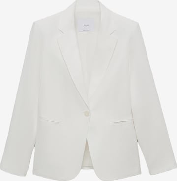 Blazer 'Boreli' MANGO en blanc : devant