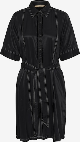 Robe-chemise 'Centa Chaina' CULTURE en noir : devant