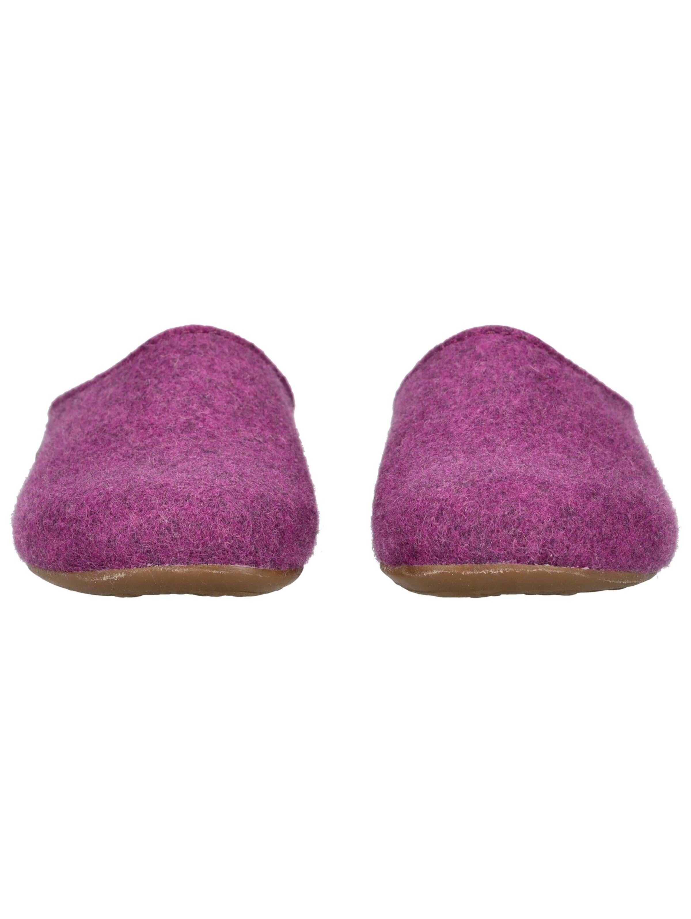 HAFLINGER Hausschuh 'Everest Fundus' in Lila