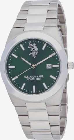U.S. POLO ASSN. - Reloj analógico 'George' en verde: frente