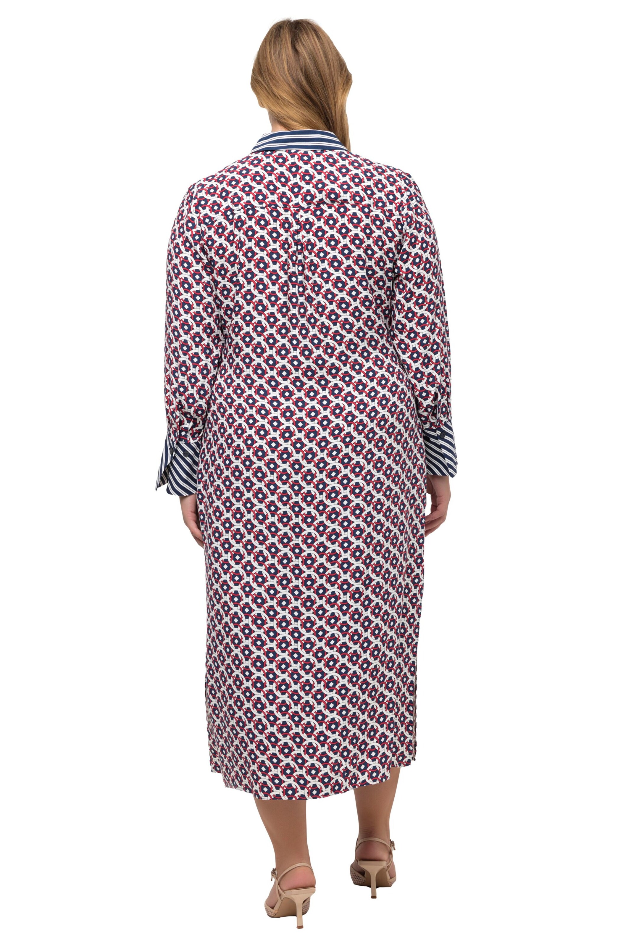 Ulla Popken Shirt dress in Blue