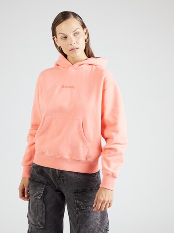 Superdry Sweatshirt in Orange: Vorderseite