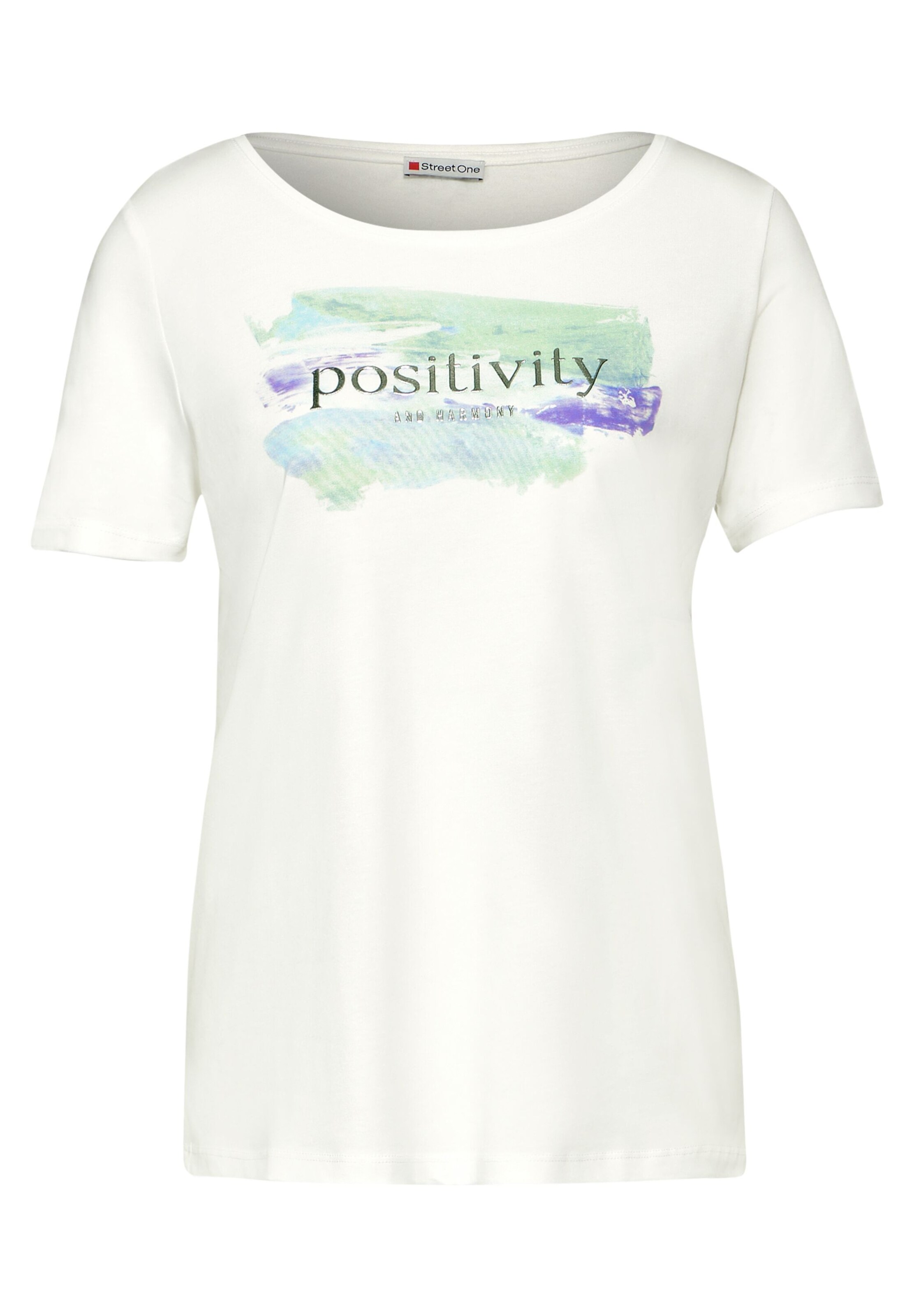 STREET ONE Majica | bela barva: sprednja stran