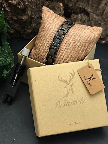 Bracelet 'Maschsee' Holzwerk en gris